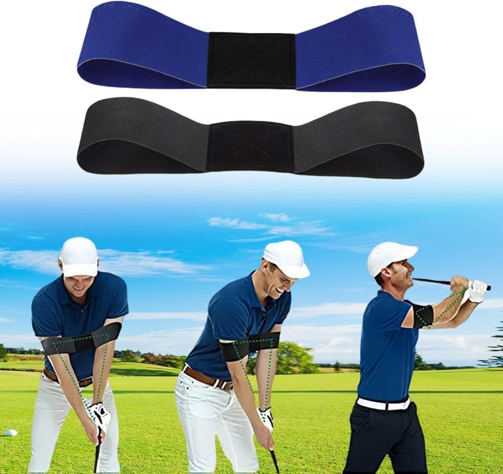 2st Golf Swing träningshjälpmedel, armband för golfsvingsträning, professionell korrigering av rörelsehållning