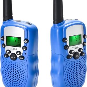 2-Pack Walkie-Talkie för Barn – 3 km Räckvidd, Flera Färger Tillgängliga