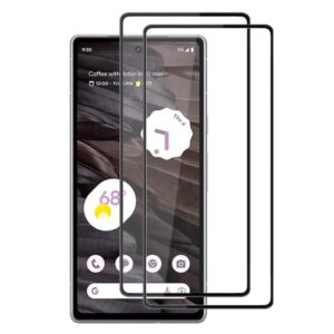 2 st AMORUS extra starkt glas skärmskydd för Google Pixel 8A