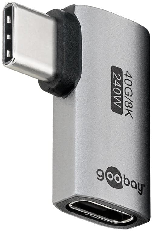 USB-C adapter horisontell 90, USB4