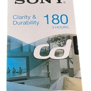 VHS Videoband Sony CD-180 3 timmar Videokassett