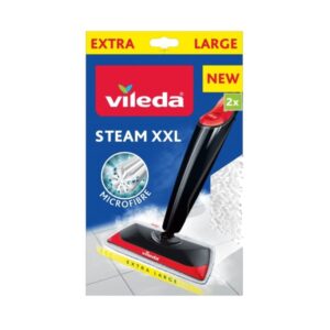 Vileda Steam XXL, Tygdukar, Vit, Mikrofiber, 400 mm, 2 styck
