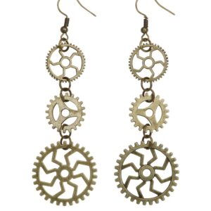 Örghängen steampunk metallic