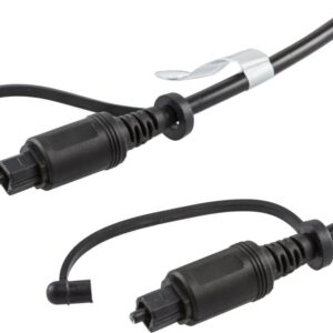 Optical cable for digital audio, Toslink-Toslink, 2m