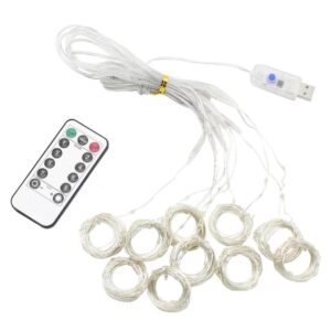 USB-driven LED-gardin - Varmt Ljus