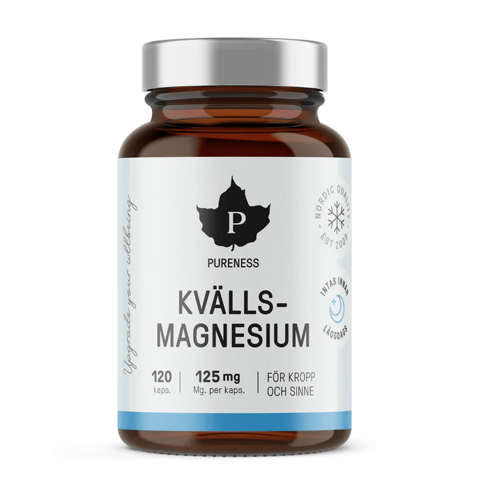 Kvllsmagnesium 120 kapslar Pureness