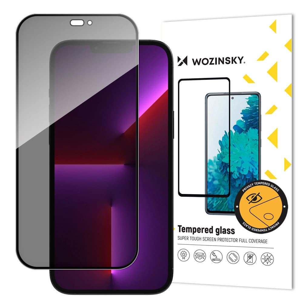 Wozinsky Privacy Härdat Skärmskydd till iPhone 15
