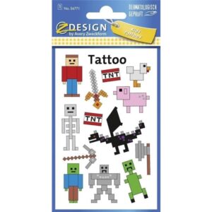 Zdesign Tatueringar för barn - Pixlar