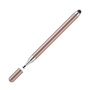 2-i-1 Stylus Penna för Pekskärmar (Dubbel Gummispets)