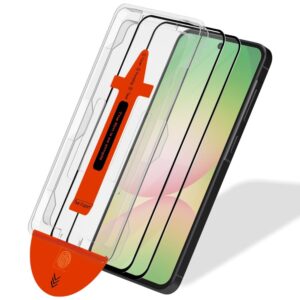 2-Pack Samsung A56 Skärmskydd - Härdat Glas | [Automatisk Installation] - Bubbelfritt
