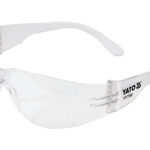 Yato YT-7360, Skyddsglasgon, Monteringsarbete, Sliparbete, Alla, Transparent, Transparent, Polykarbonat
