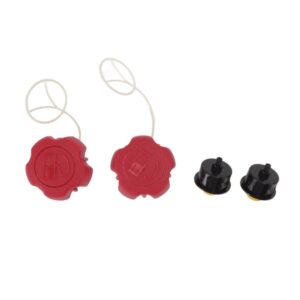 2-set gräsklippare bränslelock, primerlampa, reservdelssats för Fuxtec FX RM 1630 1855 1860 2055 2060 2060PRO