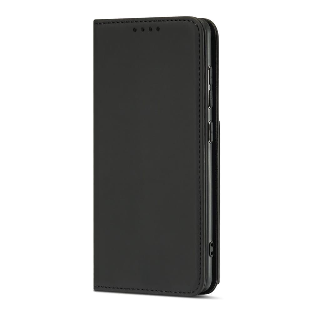 Magnetisk Korthllare Fodral fr Xiaomi Redmi Note 11 Pro Svart Plnbokskal med Stativfunktion