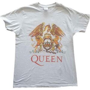 Queen Unisex T-Shirt: Classic Crest (Large)