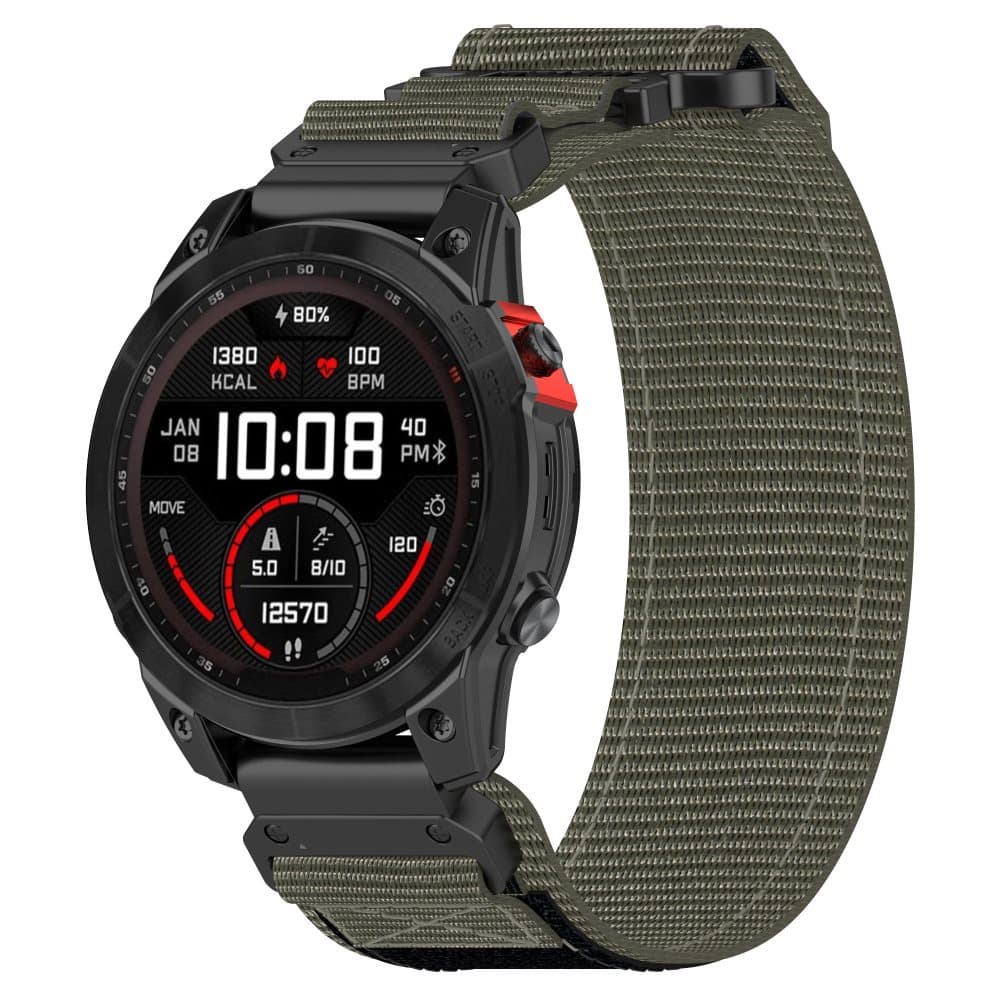 INF Snyggt och funktionellt Garmin nylonarmband - 22mm QuickFit