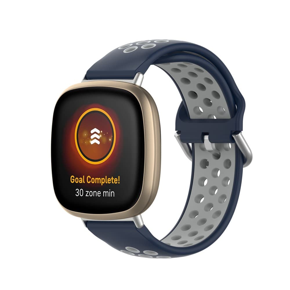 Sportarmband Fitbit Versa 3/Sense Mrkbl/Gr