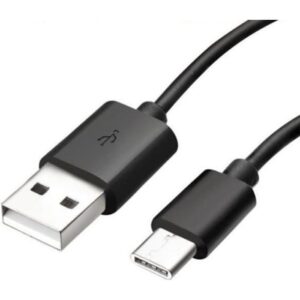 USB-C-kabel för Samsung S8 - S8 PLUS - S9 - S9 PLUS - Laddningskabel Typ USB-C Svart 1 Meter Phonillico®