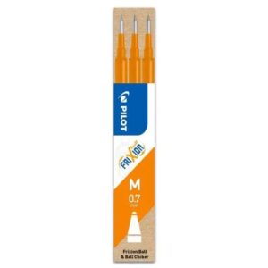 Refill Pilot Frixion Medium 0.7mm orange (3 stk.)