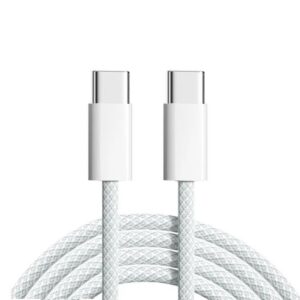 Laddsladd till iPhone 15 16 USB-C Kabel Vit 1 meter