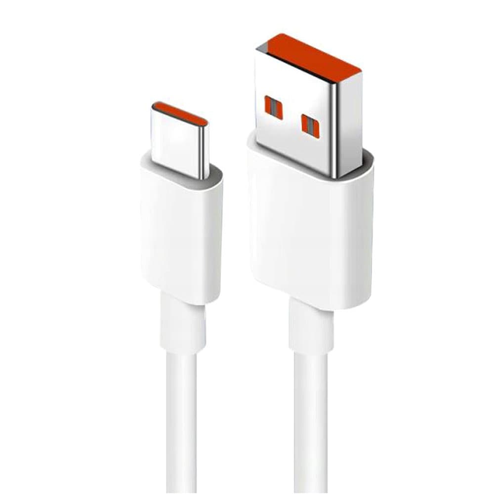Xiaomi USB till USB-C kabel 1 meter med 6A snabbladdning - Vit