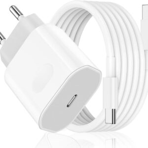Laddare fr iPhone 15 + 2M kabel Snabbladdare USB-C till USB-C