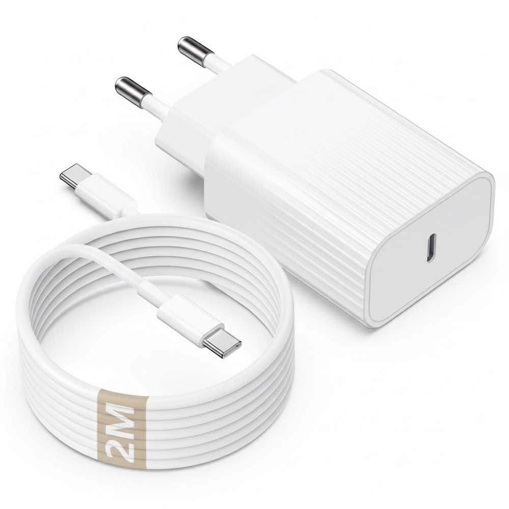 Kraftfull Snabbladdare Samsung 30W USB-C + USB-C kabel 3A - 2m