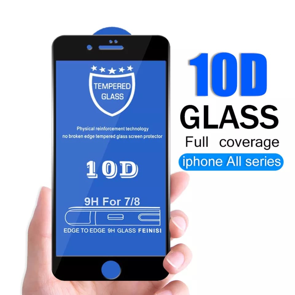 2-Pack-10D Skrmskydd iPhone 7/8/SE2020/SE2022, 4.7 Tums