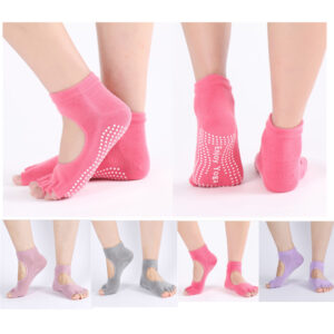 Yogaskor Yogastrumpor - One Size Tåstretch Sockor 4 Färger