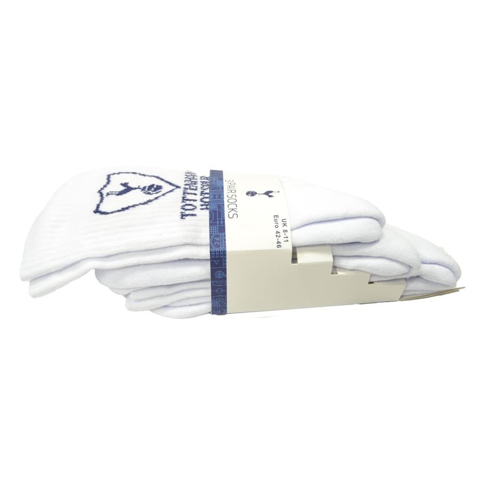 Tottenham Hotspur FC Unisex sportstrumpor för vuxna (3 st)