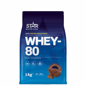 Whey-80 Vassleprotein 1 kg