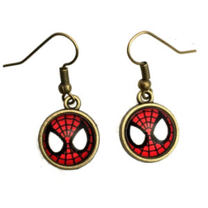 Örhängen Spindelmannen Spiderman Marvel Superhjälte Brons
