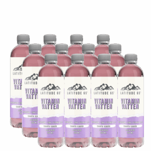 12 x Latitude 65, Vitaminvatten, 500 ml