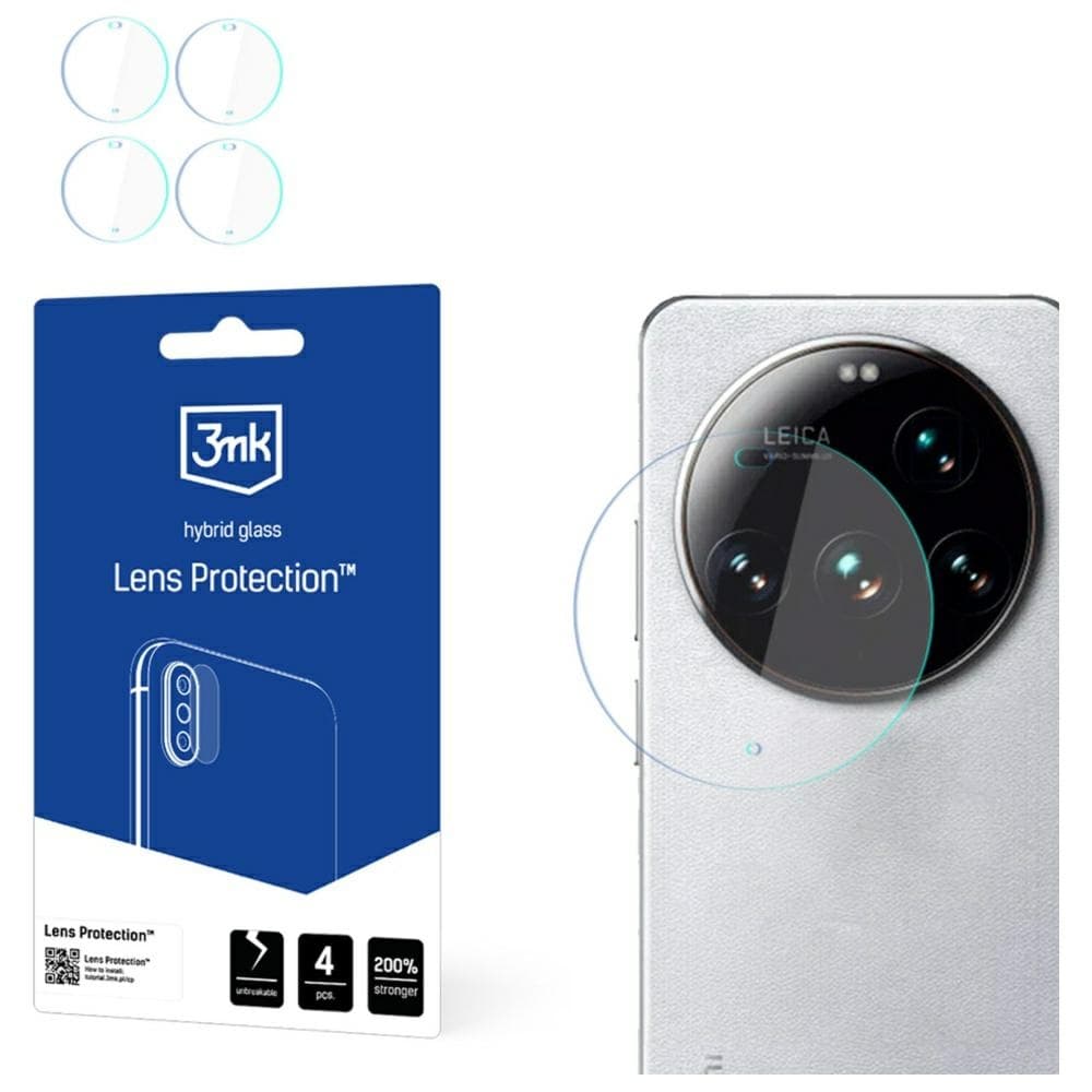 Linsskydd fr Xiaomi 15 Ultra 3MK Linsskydd 4 st.