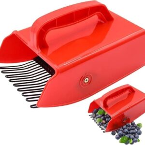 OBOSOE 1/2-pack Bärplockare med Metallkam – Ergonomiskt Redskap för Olika Sorters Bär