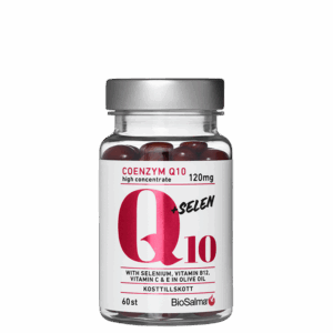 Q10 Coenzyme 120mg + selen 60 kapslar