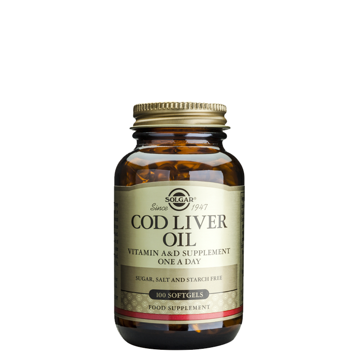 Torskleverolja Omega-3 100 kapslar