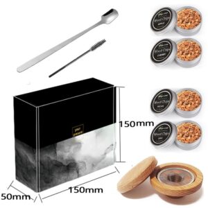 OBOSOE Cocktail Rökset Whiskey Kit 4 Träflis Smaker Julklapp Present Till Pappa Man