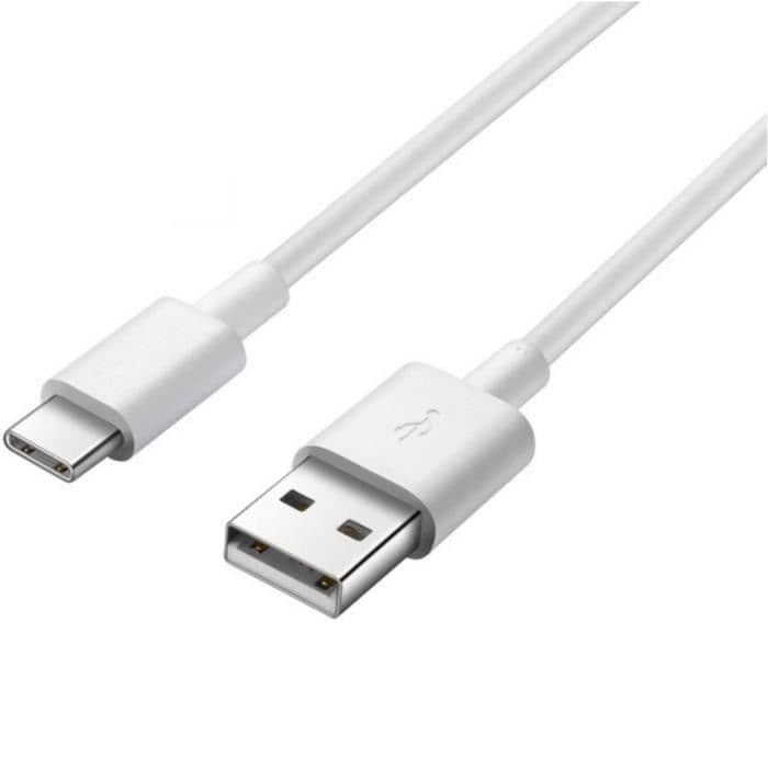 USB-C-kabel fr Samsung Galaxy Tab S6 Lite 10.4 - Tab A 8.4 - Tab A7 10.4 - Tab A7 Lite 8.7 - Vit 1 Meter Phonillico