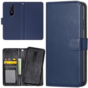 Xiaomi Mi 9T/9T Pro - Plånboksfodral/Skal Mörkblå