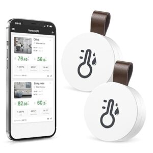 OBOSOE 1/2/3-pack Bluetooth Termometer & Hygrometer med App – Trådlös Temperatur- och Fuktmätare med Datalagring