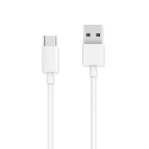 NÖRDIC 2m USB C 2.0 till USB A kabel 480Mbps vit