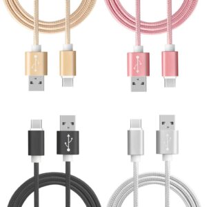 2m snabbladdning Quick charge USB-C braided laddare Type-C