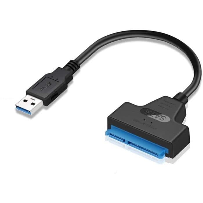 USB 3.0 till SATA USB till SATA III-omvandlare USB 3.0 till SATA III-adapterkabel fr 2,5" SSD-HDD