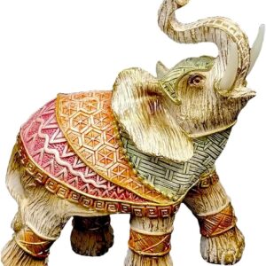 OBOSOE Elefant prydnad 13,5cm Feng Shui lyckobringande prydnadsfigur hem prydnad dekoration