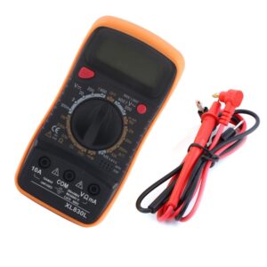 LCD digital multimeter - AC/DC voltmeter, resistans, ström och ohm testare
