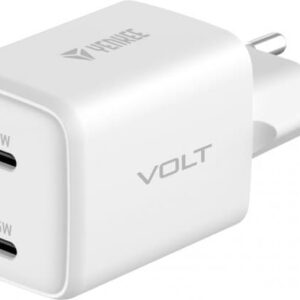 Yenkee USB C-laddare 2x18W 3A Power delivery 3.0 QC3.0 Vit