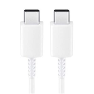 Original Samsung USBC till USBC Typ C Laddkabel EPDW767 18m 3A Vit