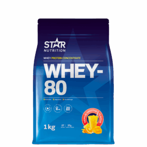 Whey-80 Vassleprotein 1 kg