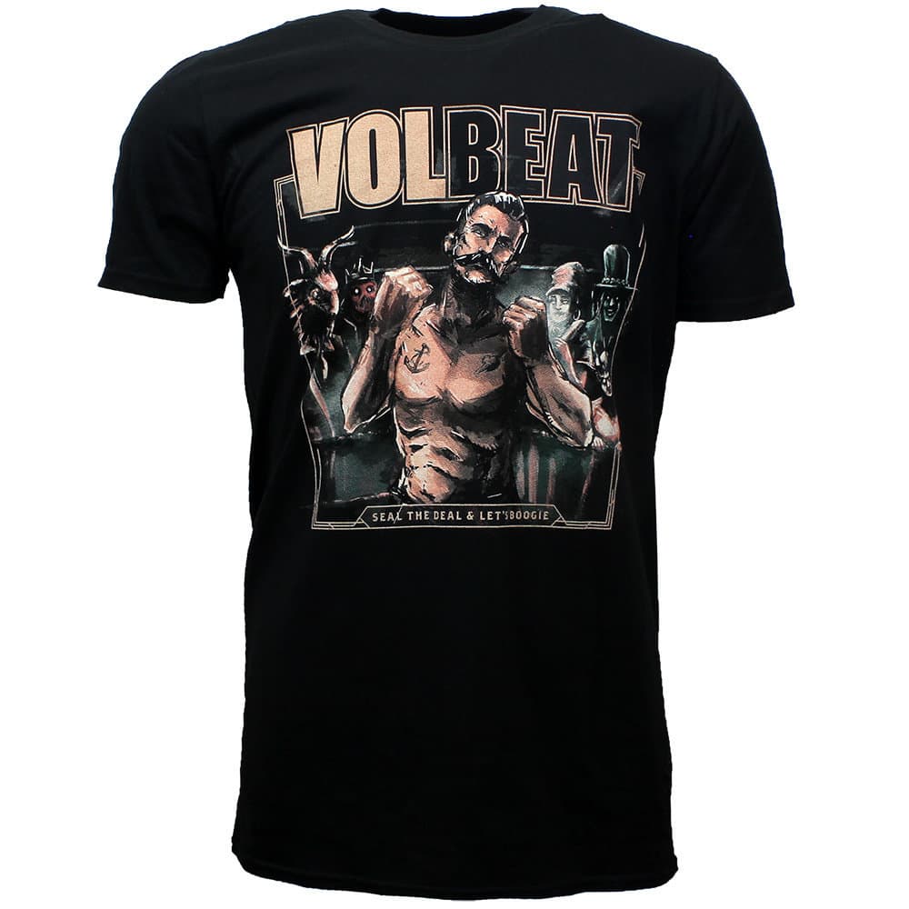 Volbeat Unisex T-shirt för vuxna Seal The Deal (försegla avtalet)