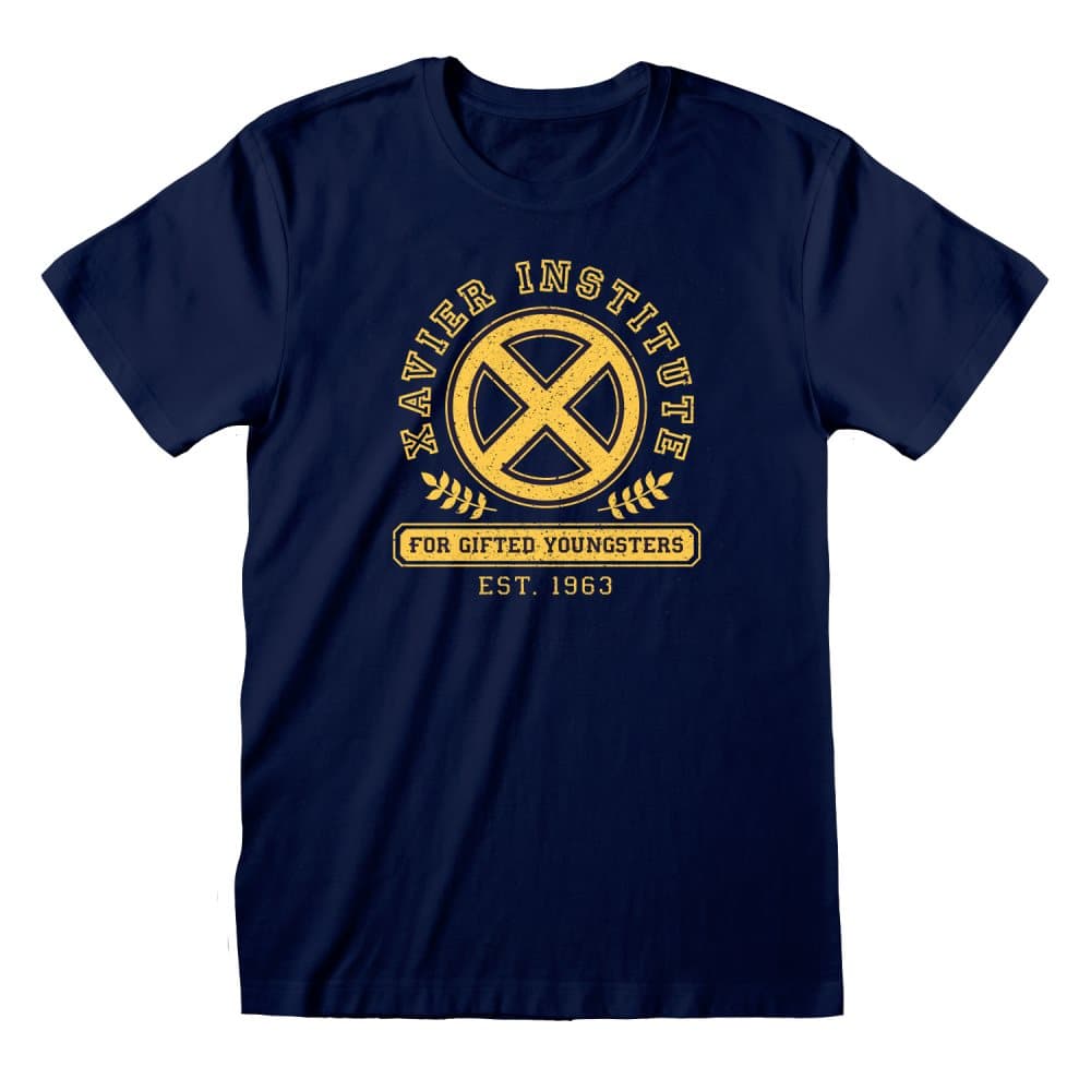 X-Men Unisex Xavier Institute Badge T-Shirt fr vuxna